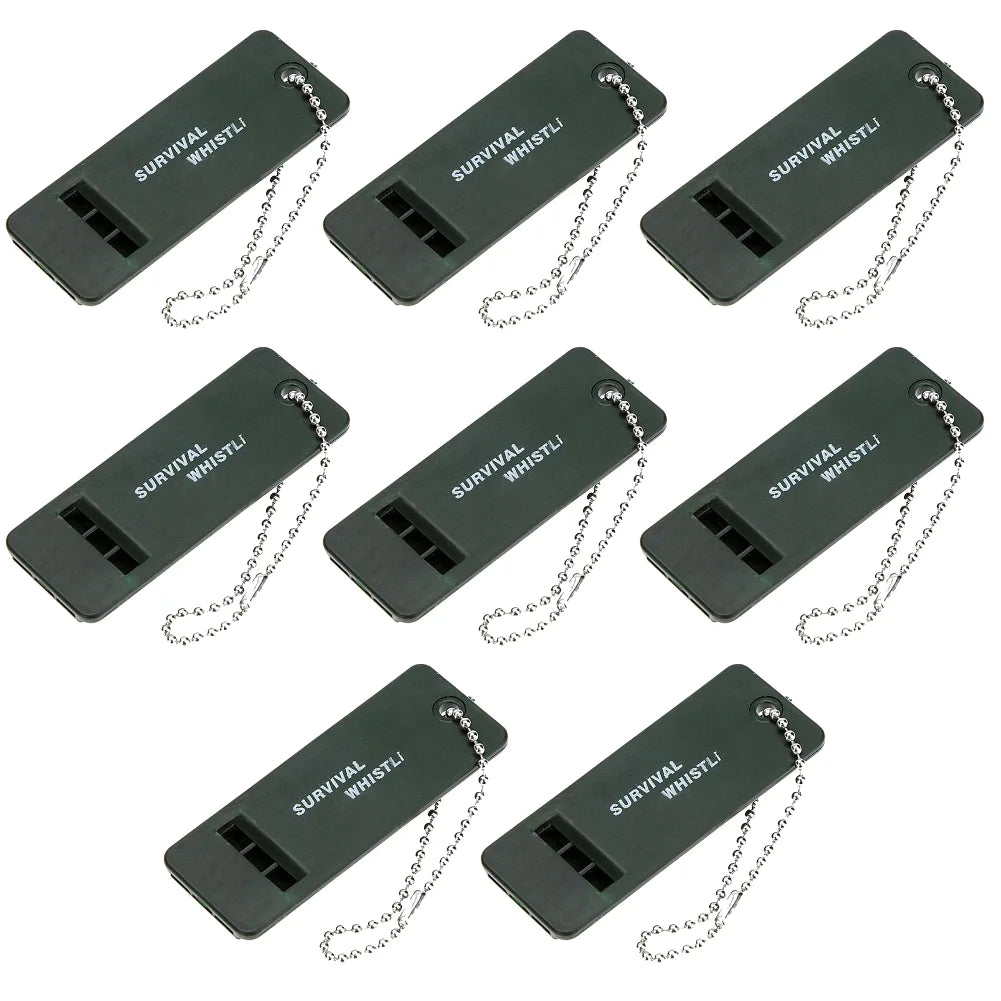High Decibel 3-Frequency Survival Whistle – Emergency Tool for Hiking, Camping, Hunting